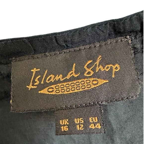 Paradise Shop Black Sequin Sheer Racerback Tank Top - Picture 6 of 6